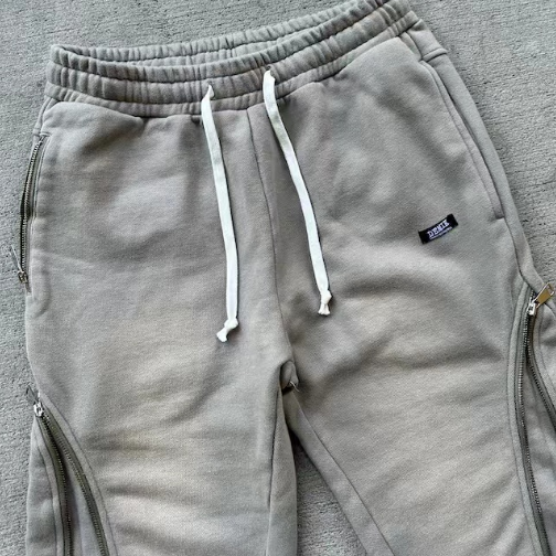 Y2K retro zipper pant