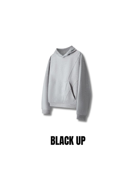 grey hoodie