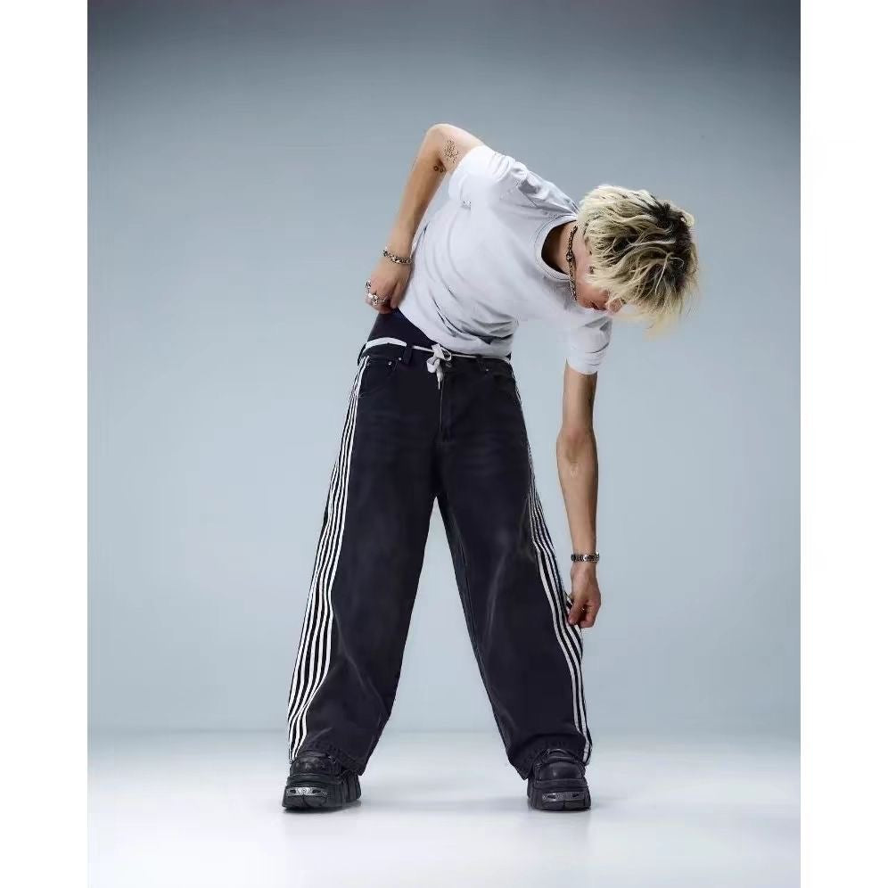 Y2K harajuku black jeans